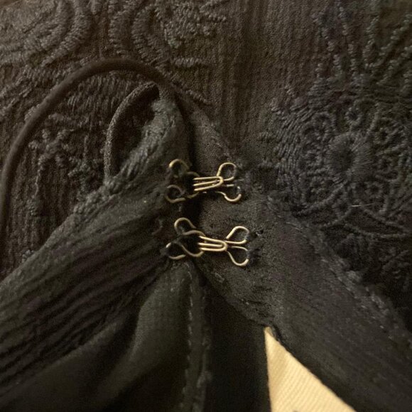 NWT - Rebecca Taylor Selena Navy Blouse, Size 10, 100% Silk - Picture 4 of 5